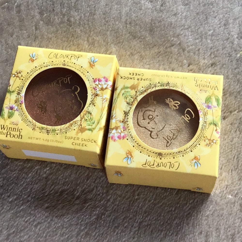 New Winnie The Pooh Super Shock Cheek Highlighter Duo In Box